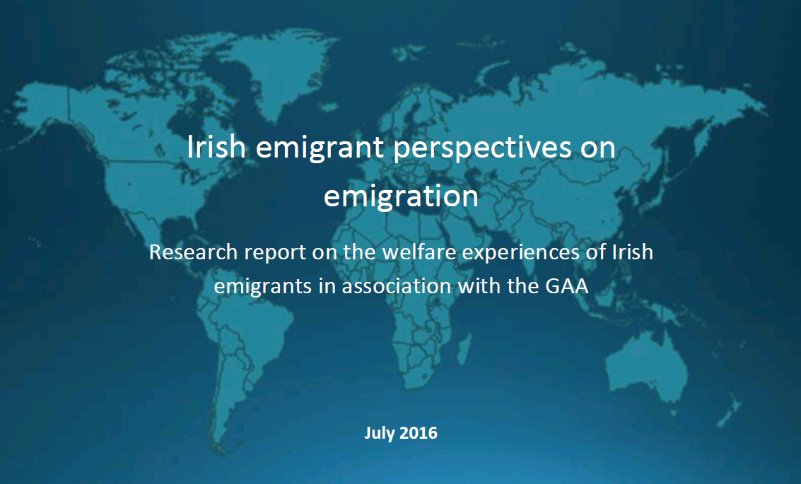 WHAT IRISH EMIGRANTS THINK ABOUT EMIGRATION_aug 2016