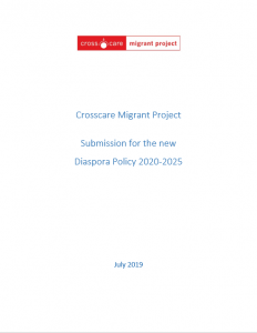 Crosscare Migrant Project Submission for New Diaspora Policy - July 2019